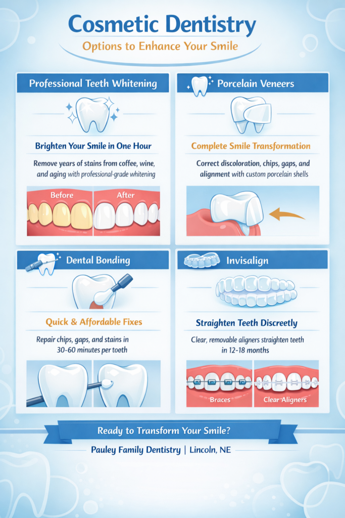 Cosmetic Dentistry Options - Pauley Family Dentistry
