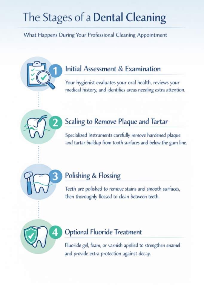 Dental Cleaning Steps